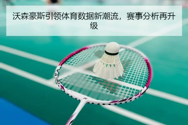 沃森豪斯引领体育数据新潮流，赛事分析再升级